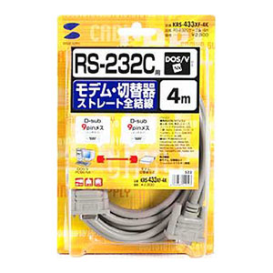 【アウトレット･訳あり・セール】RS-232Cケーブル（モデム・TA用・4m）