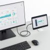 USB-C Type-Cケーブル（1m・PD100W・10Gbps・4K/60Hz映像出力・高速データ転送・ブラック）