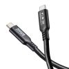 USB-C Type-Cケーブル（1m・PD100W・10Gbps・4K/60Hz映像出力・高速データ転送・ブラック）