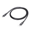 USB-C Type-Cケーブル（1m・PD100W・10Gbps・4K/60Hz映像出力・高速データ転送・ブラック）