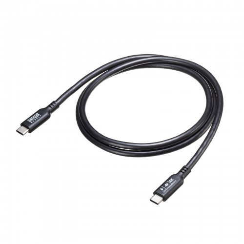 USB-C Type-Cケーブル（1m・PD100W・10Gbps・4K/60Hz映像出力・高速データ転送・ブラック）