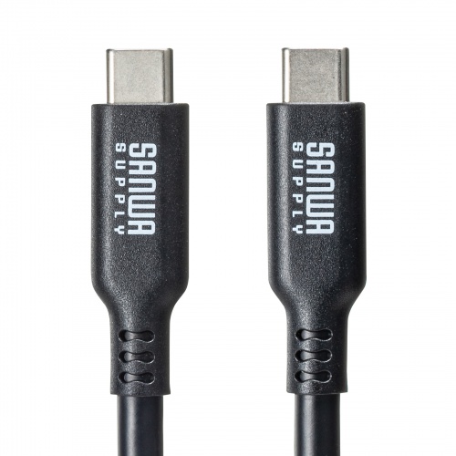 USB-C Type-Cケーブル（1m・PD100W・10Gbps・4K/60Hz映像出力・高速データ転送・ブラック）