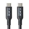 USB-C Type-Cケーブル（1m・PD100W・10Gbps・4K/60Hz映像出力・高速データ転送・ブラック）