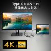 USB-C Type-Cケーブル（1m・PD100W・10Gbps・4K/60Hz映像出力・高速データ転送・ブラック）