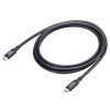 USB-C Type-Cケーブル（2m・PD100W・10Gbps・4K/60Hz映像出力・高速データ転送・ブラック）