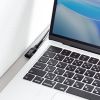 USB-C Type-Cケーブル(片側L字コネクタ・2m・PD100W・10Gbps・4K/60Hz映像出力・高速データ転送・ブラック)