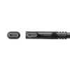 USB-C Type-Cケーブル(片側L字コネクタ・2m・PD100W・10Gbps・4K/60Hz映像出力・高速データ転送・ブラック)