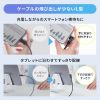 USB-C Type-Cケーブル(片側L字コネクタ・2m・PD100W・10Gbps・4K/60Hz映像出力・高速データ転送・ブラック)