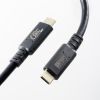 USB4 ケーブル（240W対応・2m・Type C・20Gbps・USB認証取得・ブラック） KU-20GCCPE20 サンワサプライ