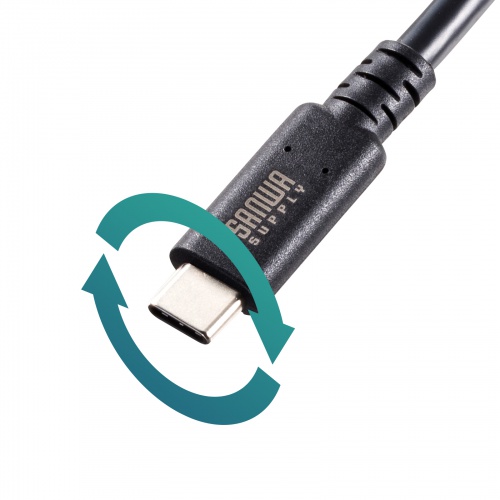 USB4 ケーブル（240W対応・2m・Type C・20Gbps・USB認証取得・ブラック） KU-20GCCPE20 サンワサプライ
