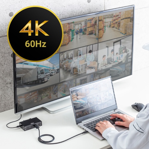 USB Type-Cケーブル（PD240W対応・DisplayPort Altモード対応・4K60Hz・抜け止め防止・デュアルスクリューロック・産業用・3重シールド構造・1m）