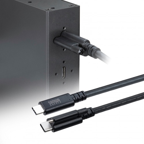 ケーブル・シールド Mps HD-920 Type-C to USB-A KU-20GCCPEDSL10【USB 20Gbps Type-Cケーブル（デュアル