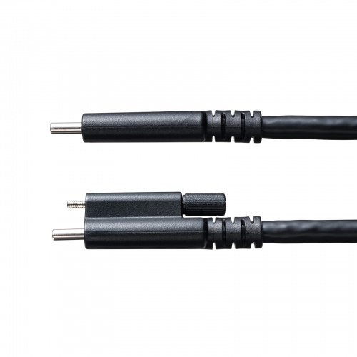 USB Type-Cケーブル（USB PD240W対応・DisplayPort Altモード対応・4K60Hz・抜け止め防止・シングルスクリューロック・産業用・3重シールド構造・2m）