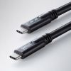 USB Type-Cケーブル（USB-Cケーブル・3m・PD100W・4K/60Hz映像出力・USB5Gbps・C-C・DP Alt Mode・電子黒板・ブラック）