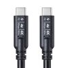 USB Type-Cケーブル（USB-Cケーブル・3m・PD100W・4K/60Hz映像出力・USB5Gbps・C-C・DP Alt Mode・電子黒板・ブラック）