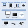 USB Type-Cケーブル（USB-Cケーブル・3m・PD100W・4K/60Hz映像出力・USB5Gbps・C-C・DP Alt Mode・電子黒板・ブラック）