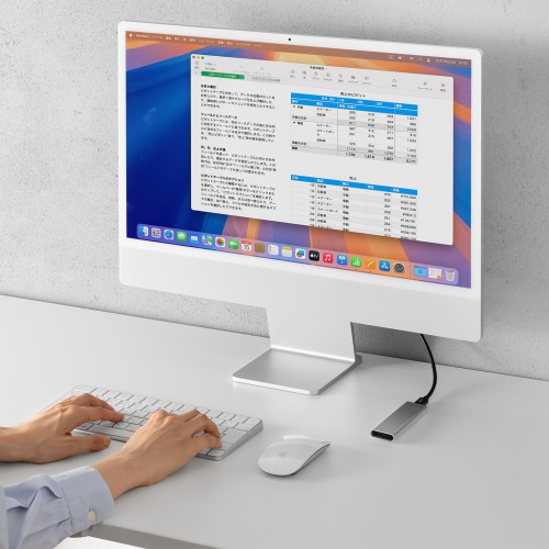 Type-C延長ケーブル（L字コネクタ・PD100W・Altモード対応・最大4K60hz対応・USB5Gbps（USB3.2 Gen1）・3重シールド構造・金メッキピン・約0.5m）