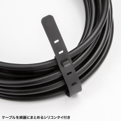 USB Type-Cケーブル（DP Altモード対応・USB PD75W対応・4K/60HZ・映像出力・5m・3重シールド構造・アルミカバーコネクタ・充電・データ転送・5Gbps・ブラック）