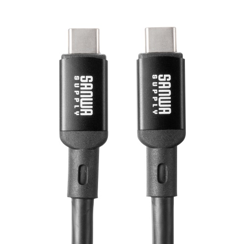 USB Type-Cケーブル（DP Altモード対応・USB PD75W対応・4K/60HZ・映像出力・5m・3重シールド構造・アルミカバーコネクタ・充電・データ転送・5Gbps・ブラック）