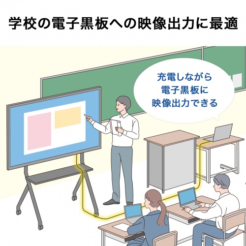 USB Type-Cケーブル（DP Altモード対応・USB PD75W対応・4K/60HZ・映像出力・5m・3重シールド構造・アルミカバーコネクタ・充電・データ転送・5Gbps・ブラック）