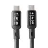 USB Type-Cケーブル（DP Altモード対応・USB PD75W対応・4K/60HZ・映像出力・7m・3重シールド構造・アルミカバーコネクタ・充電 データ転送・5Gbps・ブラック）