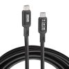 USB Type-Cケーブル（DP Altモード対応・USB PD75W対応・4K/60HZ・映像出力・7m・3重シールド構造・アルミカバーコネクタ・充電 データ転送・5Gbps・ブラック）