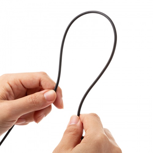 Type-C-Aケーブル（USB2.0規格・5V3A・USB-IF認証品・最大480Mbps・PVC素材・二重シールド構造・金メッキピン・約2m・ブラック）