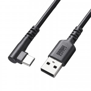 USB 2.0 Type-Cケーブル（C-A・L型・1m）