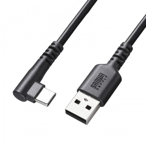 USB 2.0 Type-Cケーブル（C-A・L型・1m）
