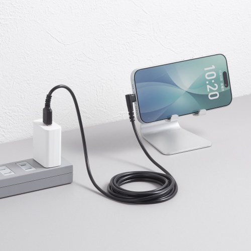 USB 2.0 Type-Cケーブル（C-A・L型・2m）