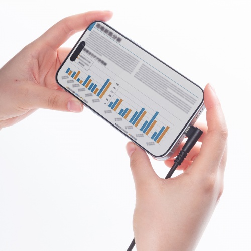 USB 2.0 Type-Cケーブル（C-A・L型・2m）