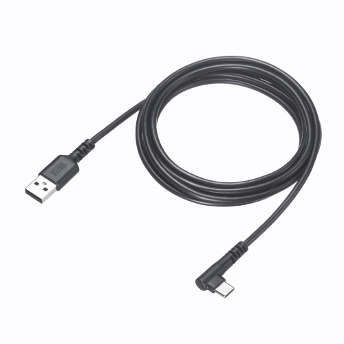 USB 2.0 Type-Cケーブル（C-A・L型・2m）