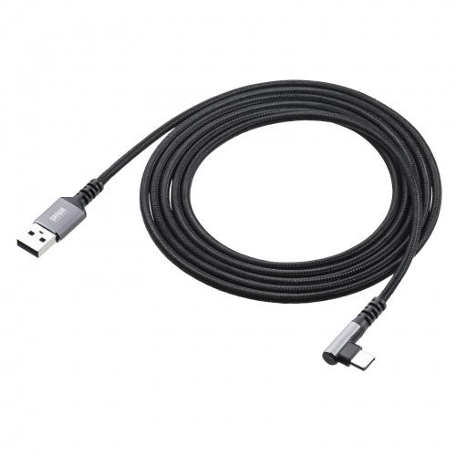 USB 2.0 Type-Cケーブル（C-A・L型・2m）