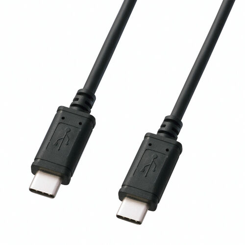 【アウトレット･訳あり・セール】USB2.0 Type Cケーブル（ブラック・0.5m）　KU-CC05　サンワサプライ