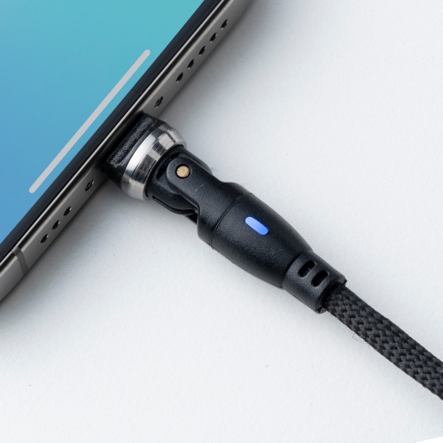 USB Type-Cケーブル（PD100W対応・両端回転コネクタ・360°+180°回転・USB2.0規格・480Mbps・約1.8m・ブラック）