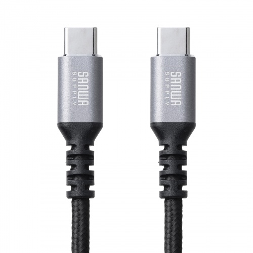 USB 2.0 Type-Cケーブル（C-C・ストレート・60W・0.5m）KU-CCP6005TK