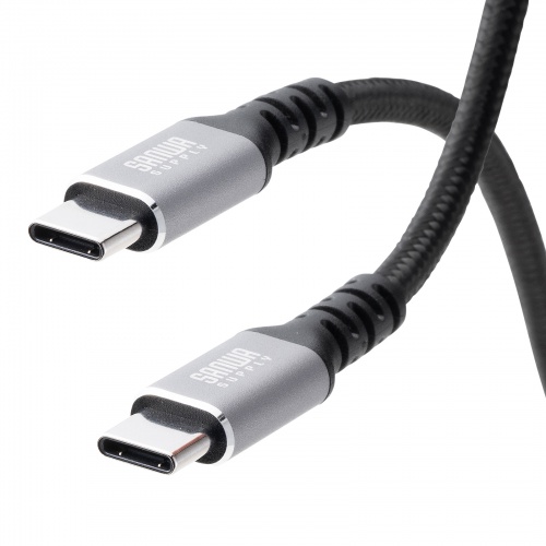 USB 2.0 Type-Cケーブル（C-C・ストレート・60W・0.5m）KU-CCP6005TK
