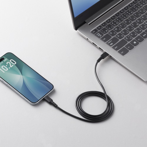 USB 2.0 Type-Cケーブル（C-C・ストレート・60W・1m）