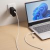 USB Type-Cケーブル（USB A変換・2in1・PD60W・シリコンケーブル・USB2.0対応・480Mbps・1m・ホワイト）