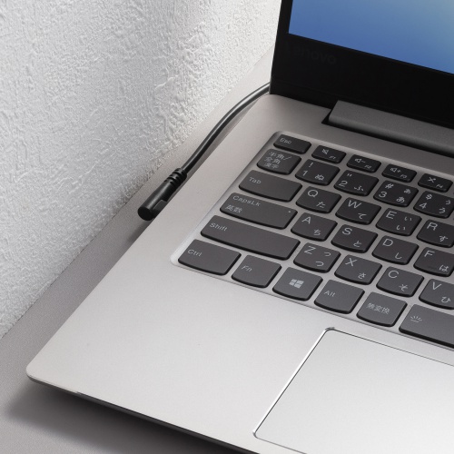 USB 2.0 Type-Cケーブル（C-C・片側L型コネクタ・60W・2m）