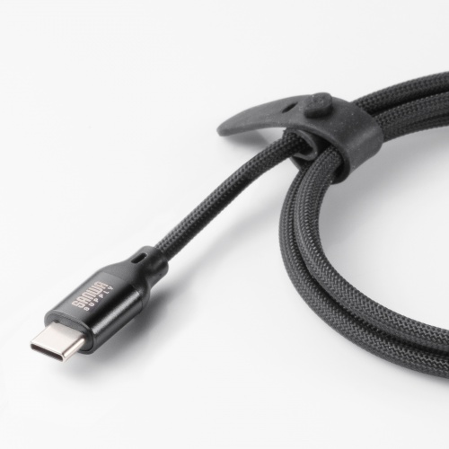 USB Type-Cケーブル（USB PD60W・全方向対応・540°回転コネクタ・マグネットコネクタ・USB2.0・ブラック・1m）