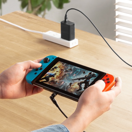 USB Type-Cケーブル（USB PD60W・全方向対応・540°回転コネクタ・マグネットコネクタ・USB2.0・ブラック・2m）