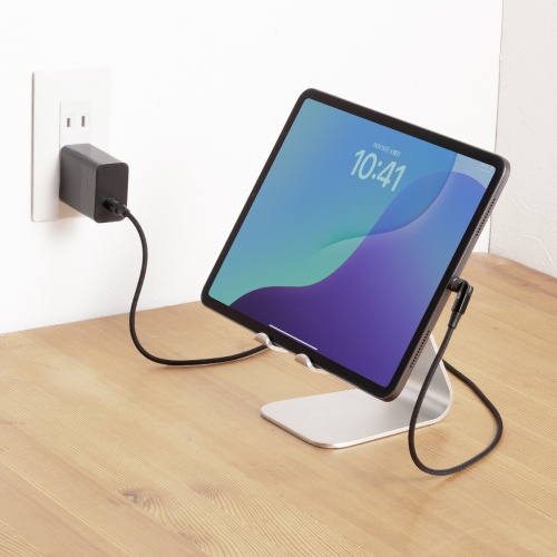 USB Type-Cケーブル（USB PD60W・全方向対応・540°回転コネクタ・マグネットコネクタ・USB2.0・ブラック・2m）