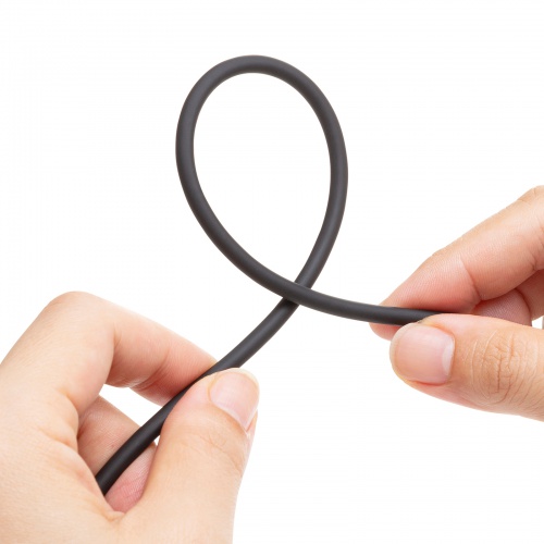 Type-Cケーブル（シリコンケーブル・PD240W・USB2.0・最大480Mbps・約0.5m・ブラック）