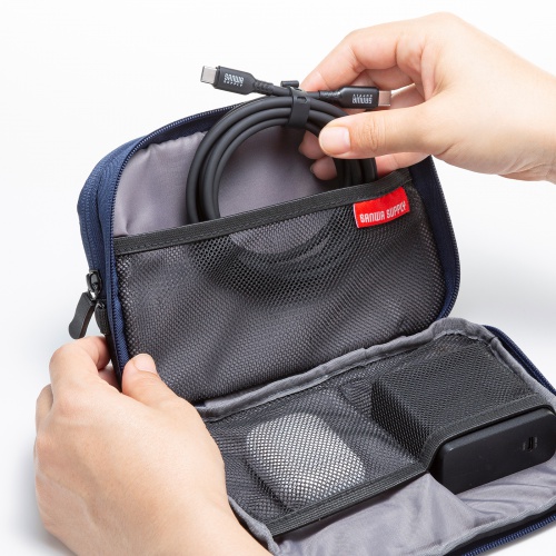 Type-Cケーブル（シリコンケーブル・PD240W・USB2.0・最大480Mbps・約2m・ブラック）