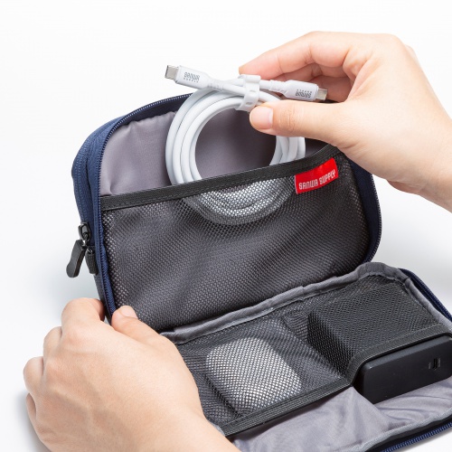 Type-Cケーブル（シリコンケーブル・PD240W・USB2.0・最大480Mbps・約2m・ホワイト）