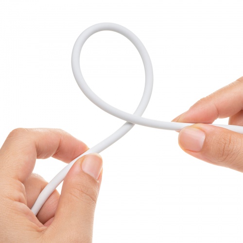 Type-Cケーブル（シリコンケーブル・PD240W・USB2.0・最大480Mbps・約2m・ホワイト）