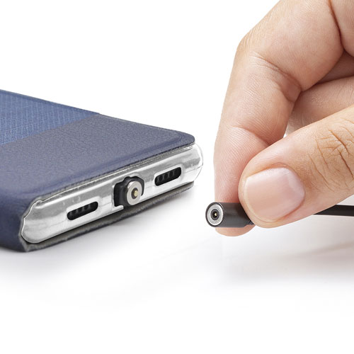 マグネット脱着式USB TypeCケーブル（超小型・1ｍ）