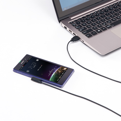 Xperia Z1用マグネット充電ケーブル(USB-マグネット充電端子・充電専用