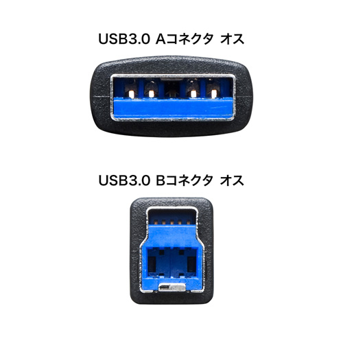 USB3.0巻取りケーブル（ブラック・1m）